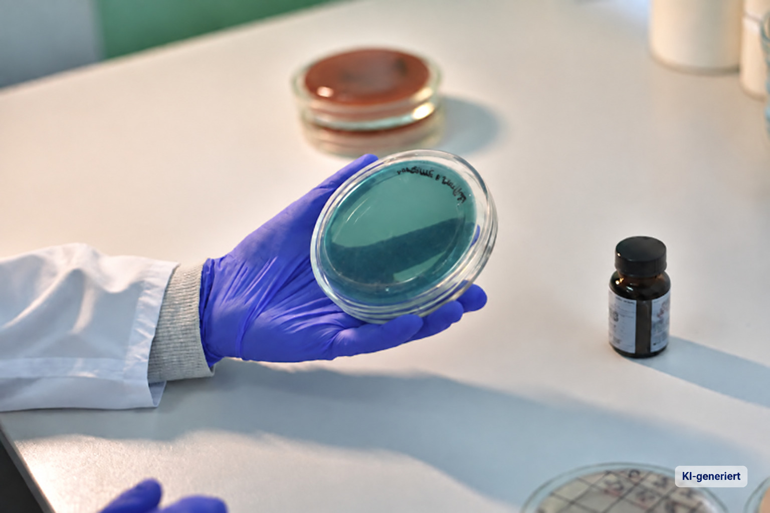 Laborarbeit im Mikrobiologischen Labor